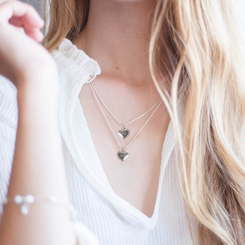 Best Dog Mum Silver Heart Charm Necklace & Gift Card