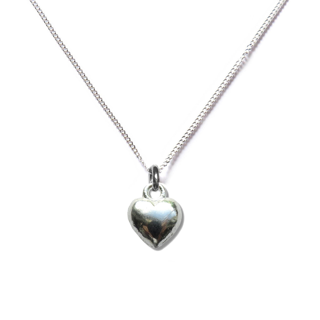 Best Dog Mum Silver Heart Charm Necklace & Gift Card